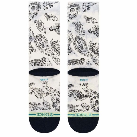 STANCE UNISEX NWT BUTTERBLEND W/INFIKNIT CREW HEIGHT MEDIUM PAIZLEY VINTAGE - Picture 3 of 7